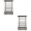 2Pcs Sturdy Silver Cutlery Drying Rack and Kitchen Utensil Holder 7