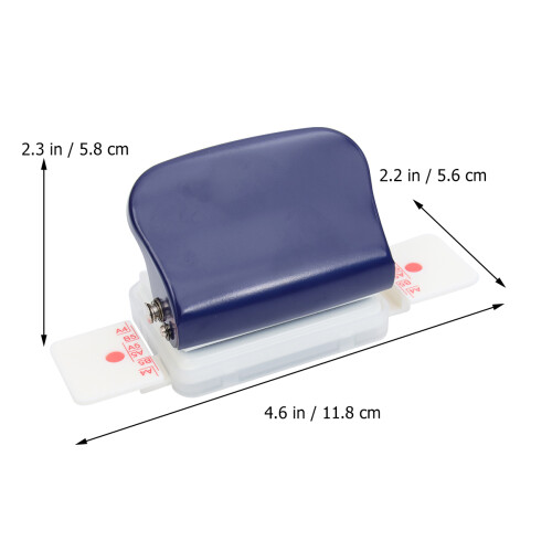 3Pièces Perforatrice Stationnaire Bleue Robuste Pour Projets DIY 1