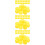 300Pcs Handcraft Bottle Caps Yellow Plastic for Creative DIY Projects 9