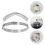 4Pcs Silver Pot Lid Handles Sturdy Anti-Scald Replacement for Teapot 10
