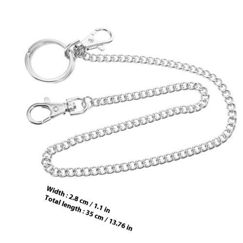 1Chaîne Décorative Argentée Robuste Pour Et Jean 1