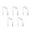 5Sets Ergonomic Angled Spoon Metal Fork for Patients Easy Self-Feeding 8