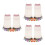 3Pairs Breathable Cotton Toe Socks Womens Cute Multi Use 6