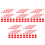 50St Rood Plastic Game Pijl Voor Interactieve Bordspellen 4