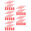 50St Rood Plastic Game Pijl Voor Interactieve Bordspellen 5