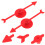 50St Rood Plastic Game Pijl Voor Interactieve Bordspellen 9