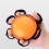 (Orange) Hand Grip Ball - Portable Massage & Therapy Tool 2
