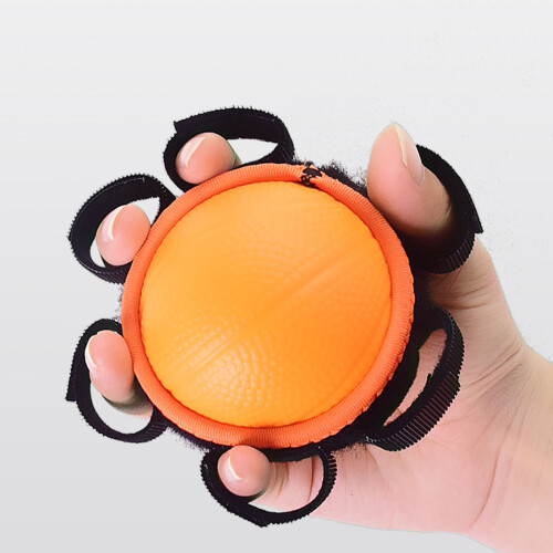 (Orange) Hand Grip Ball - Portable Massage & Therapy Tool 1