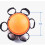 (Orange) Hand Grip Ball - Portable Massage & Therapy Tool 4