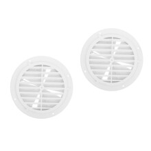 2Pièces Grille Ventilateur Rv Design Élégant PP Durable