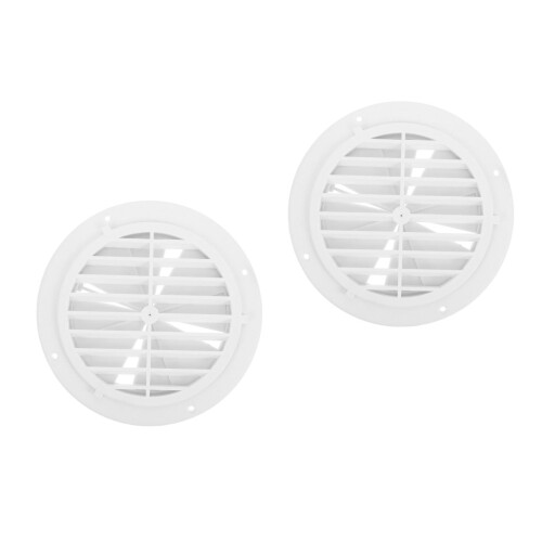 2Pièces Grille Ventilateur Rv Design Élégant PP Durable