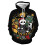 (Black,3XL)Nightmare Before Christmas 3d Printed Pullover Hoodie Jacket Coat Sweatshirts 1