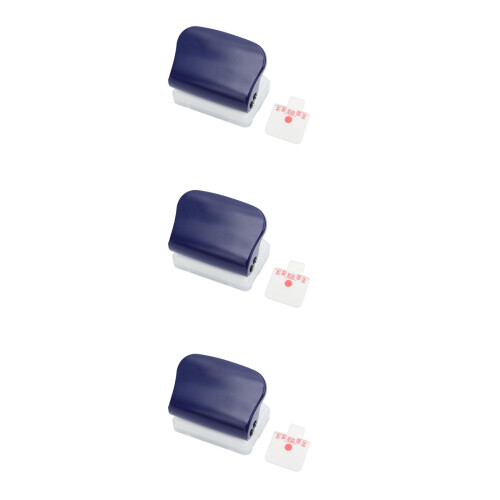 3Pièces Perforatrice Stationnaire Bleue Robuste Pour Projets DIY