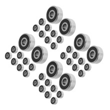 40Pcs Steel Rod End Bearings High for Mechanical Use