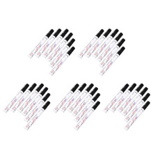 30Pcs Black Paint Pens for Body Art Craft Paper Canvas Glass Markers