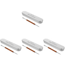 4Pcs Coffee Latte Art Tools Spiral Needle Design with Wood and Steel