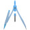 2Sets Compacte Blauwe Metalen Passer Set Voor School En Thuis 2