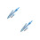 2Sets Compacte Blauwe Metalen Passer Set Voor School En Thuis 4