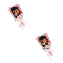 2St Roze Creatief Graduation Beer Boeket Decoratie Voor Feest