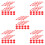 50St Rood Plastic Game Pijl Voor Interactieve Bordspellen 1