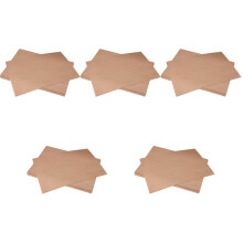 500St Bakpapier Khaki Oven Airfryer Anti-Aanbakbakplaatvoering