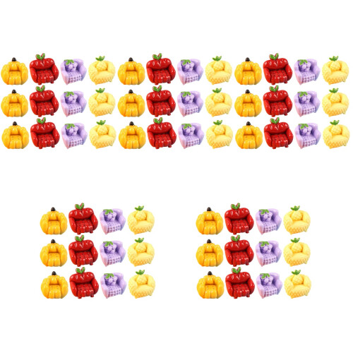 60Pièces Décoration Fruit Résine Miniature Pour Coque DIY 2