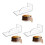 3Pièces Grattoir Transparent Pour Décoration Gâteau 9