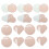 80Pièces -Verres Acryliques Réutilisables Rose Gold Élégants 2