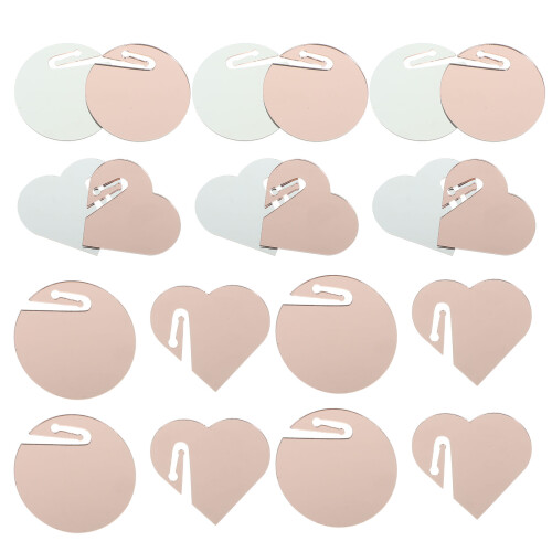 80Pièces -Verres Acryliques Réutilisables Rose Gold Élégants 1