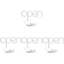 4St Rood Neon Open Licht Bord Uit PVC Voor Thuis En Bar