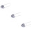 3Pièces Pendentif Urne Double Acier Durable Argent 7