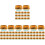 4Ensembles Rangement Vert Clair Pour Cupcakes, Muffins Desserts 4