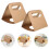 40Pièces Porte- Kraft Papier Café Portable Marron 10