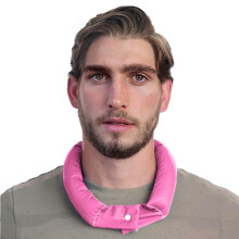 (Pink, 1pc) Cooling Scarf for Outdoor Sports, Snap Closure