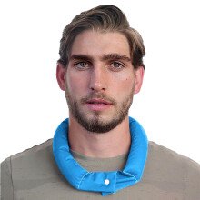 (Sky Blue, 1pc) Cooling Scarf for Outdoor Sports, Snap Closure
