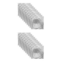 200Pièces Papier Aluminium Argenté Pour Bonbons, Cadeaux Et Friandises