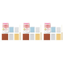 3Sets Handafdruk DIY Kit Met Pleister En Bamboe Voor Paar En