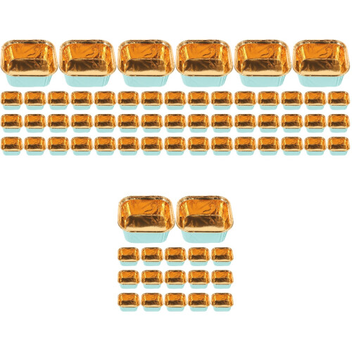 4Ensembles Rangement Vert Clair Pour Cupcakes, Muffins Desserts