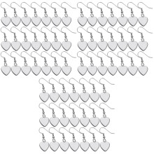 120Pcs Jewelry Dangler Kit Silver Stainless Steel DIY Party Earrings