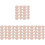 80Pièces -Verres Acryliques Réutilisables Rose Gold Élégants 1