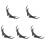 5Pièces Winglets Styling ABS Pour Modèles 1