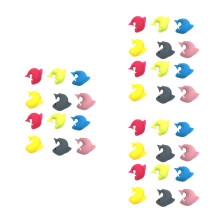 36Pièces Marques Verres Silicone Requin Idéal Soirée Famille Bar