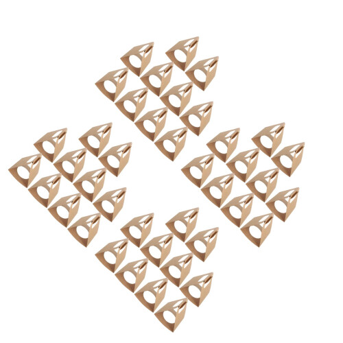 40Pièces Porte- Kraft Papier Café Portable Marron