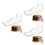 3Pièces Grattoir Transparent Pour Décoration Gâteau 1