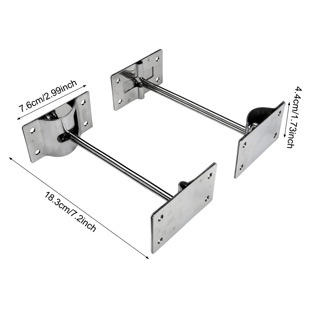 6\" Rv Trailer Door Latch, Stainless Steel 6265976217638