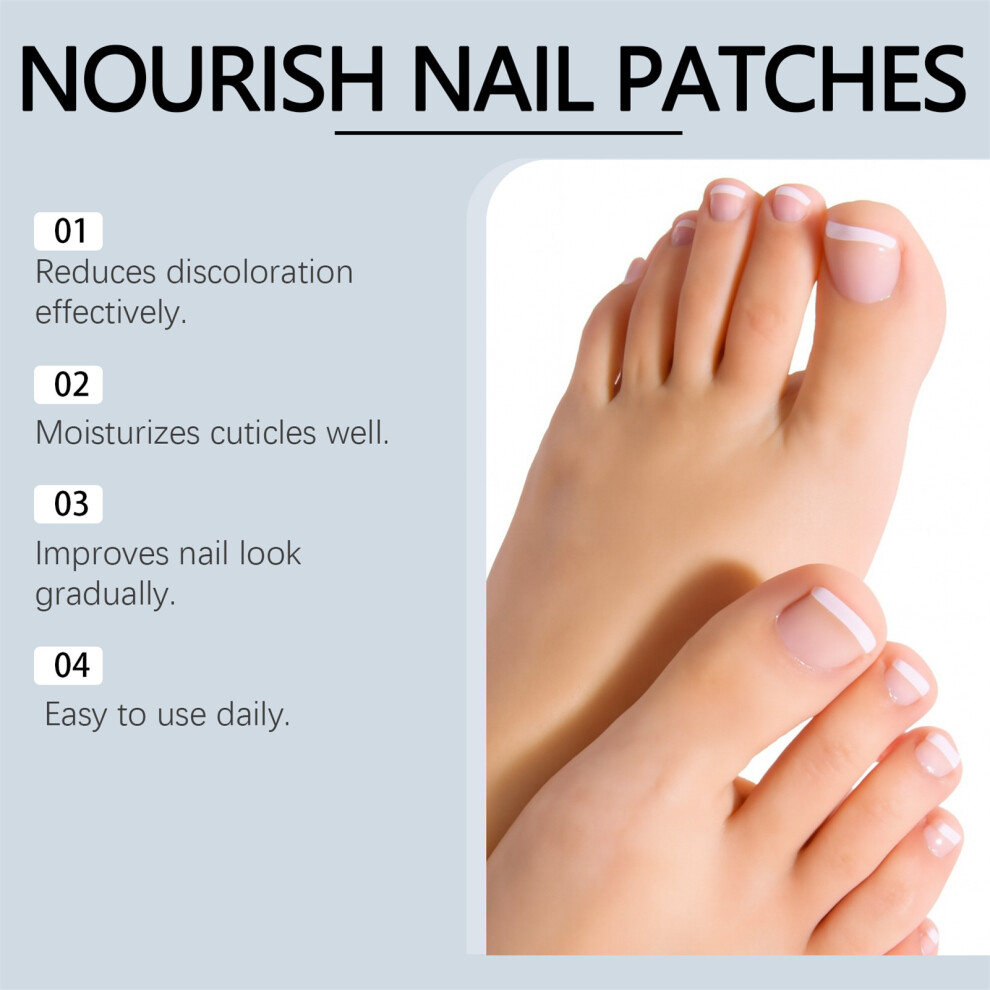 Roc-Electron 24Pcs Nail Care Pads With Vitamins For Dry Brittle Nails