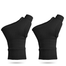 Kompressionshandschuhe mit Handgelenk- und Daumenstütze, 1 Paar Black
