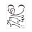 (A) Cute Smile Face Fridge Sticker - Vinyl Wall Decal 2