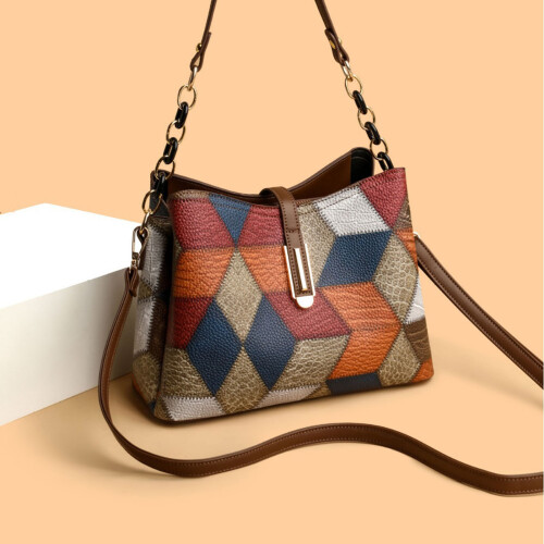 Retro One Shoulder Handbag - Large Capacity Gift 1