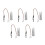5Pièces Kit Bougie Allumage 12V Chauffage Efficace Multi 6